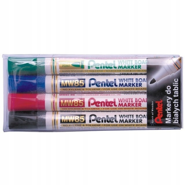 

Marker Do Tablic Suchościeralnych Pentel MIX 4 Kol