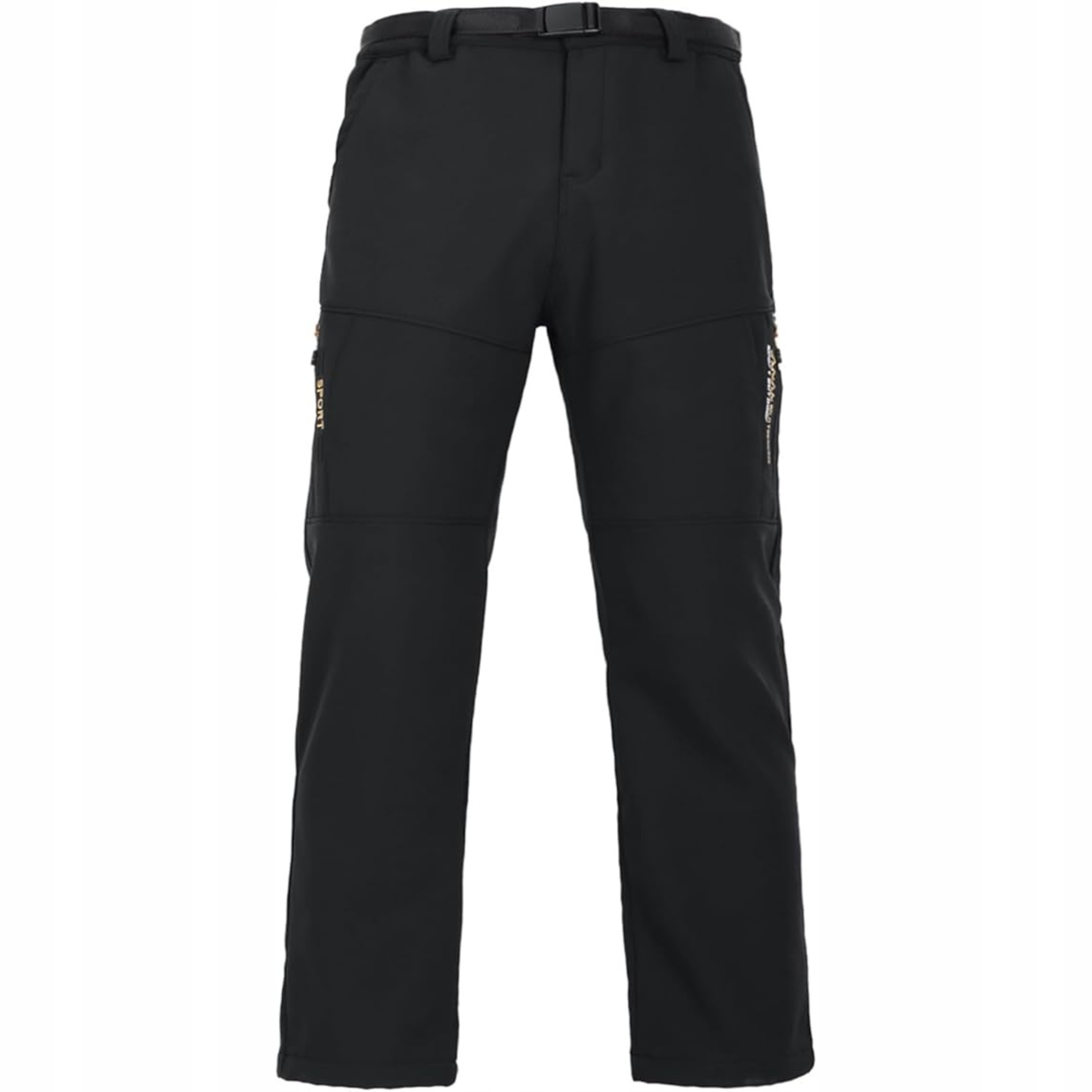 Spodnie Narciarskie Męskie Softshell Polar Wodoodporne XXL
