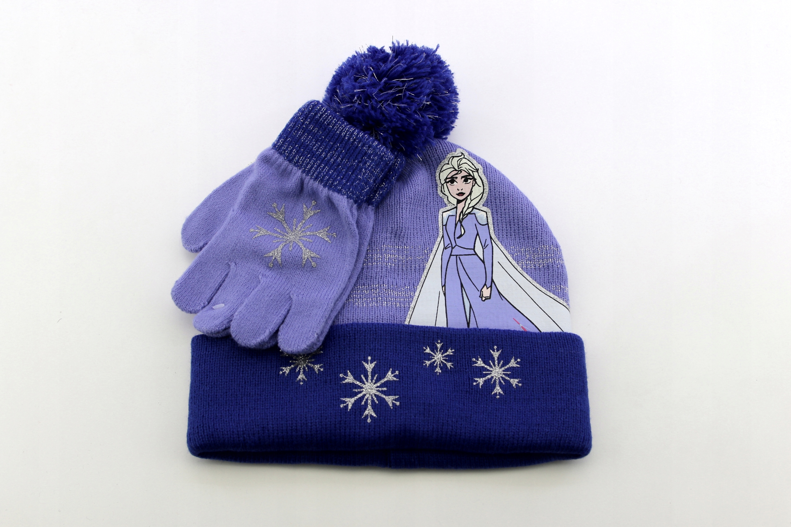 DISNEY Frozen Kraina Lodu Czapka Zimowa Rękawiczki Marka Disney