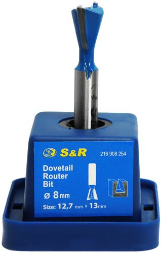 Frez do drewna do rowków trapezowych 12,7x13mm S&R TCT 8mm. Marka S&R