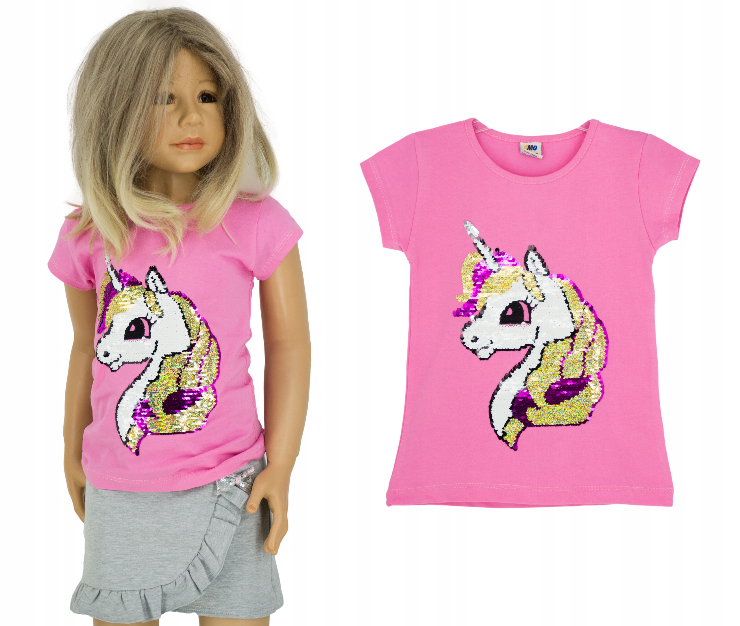 

Bawełniana bluzka T-shirt P071 rozmiar 146