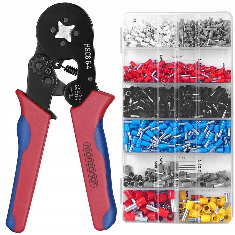 

Szczypce Zaciskarka Do Tulejek Kablowych 0,5-10mm