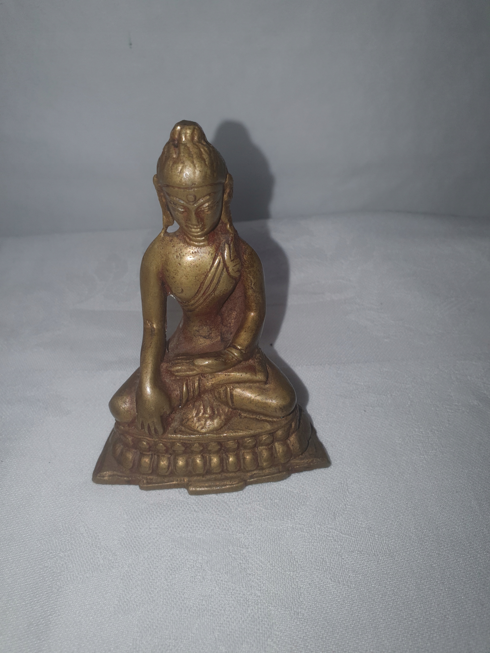 Figurka mosiężna Budda