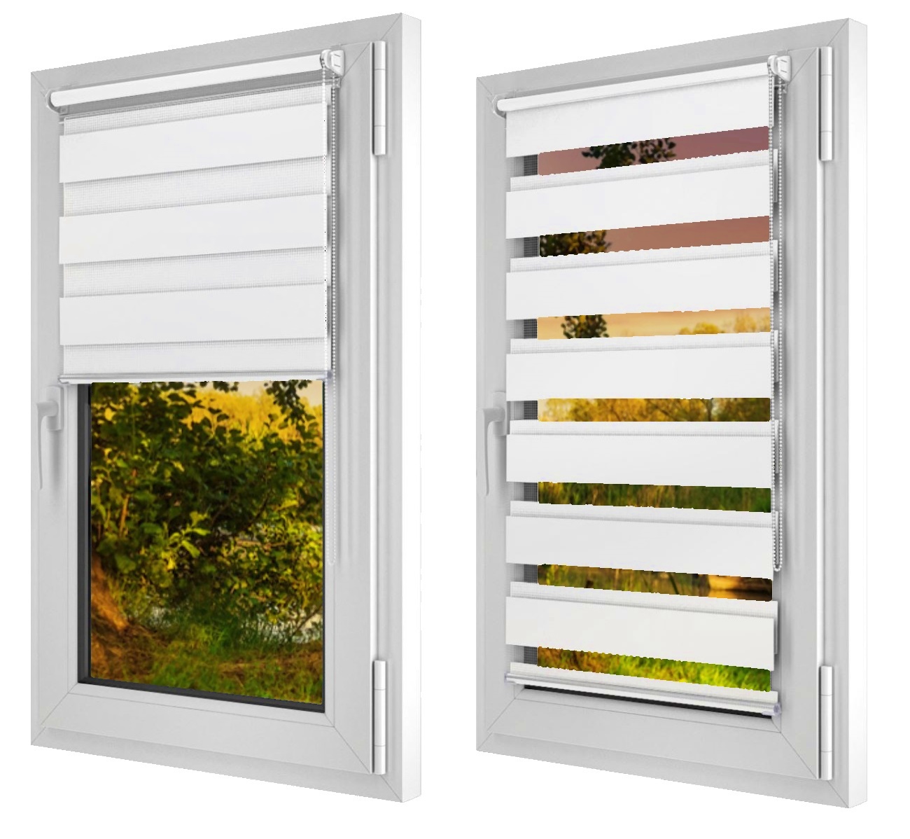 

Roleta brązowy szary biały 40x150 Dzień I Noc