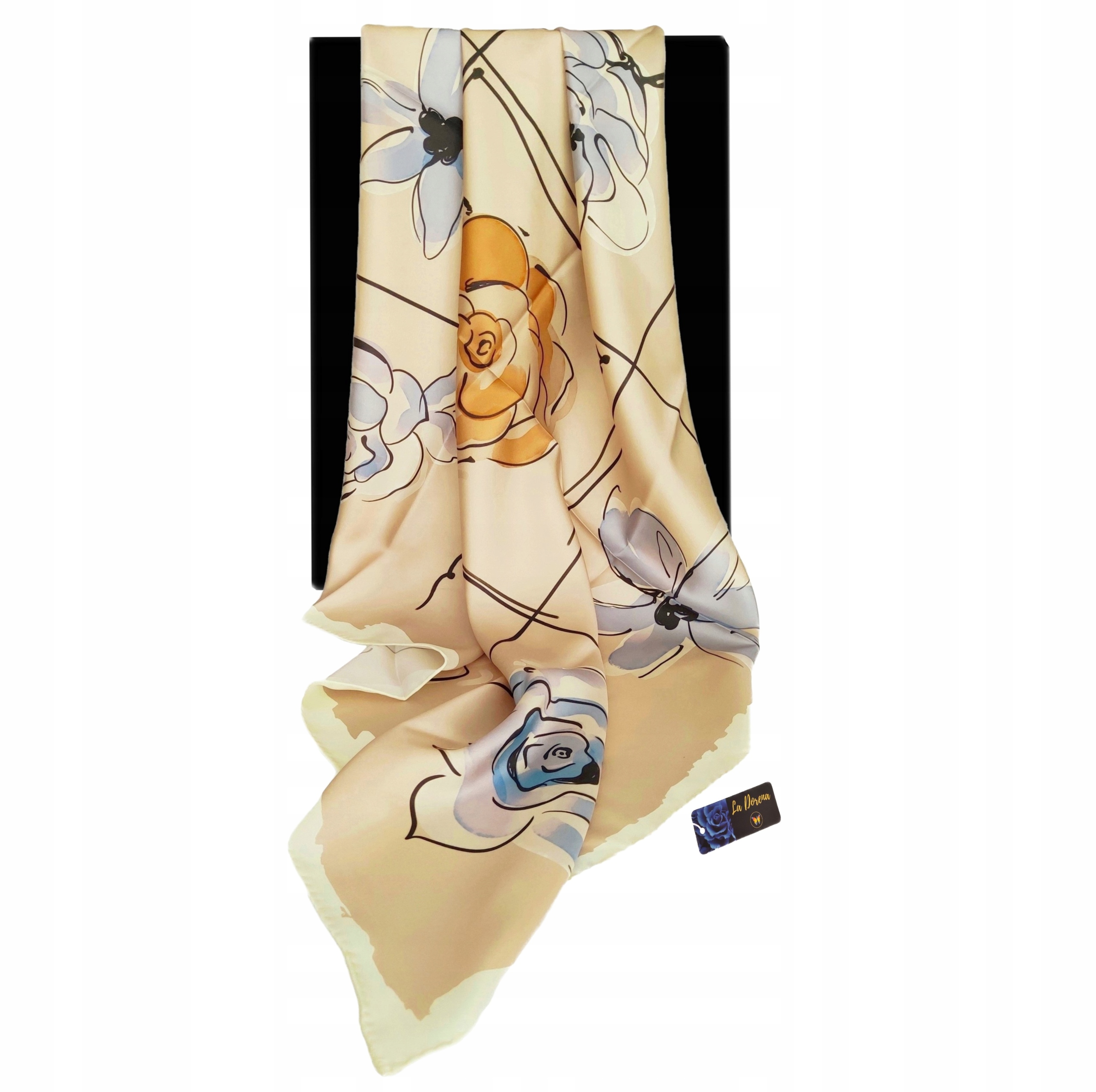 Hedvábný Šátek 100% Přírodní Morušový Hedvábí, Prémiová Kvalita+