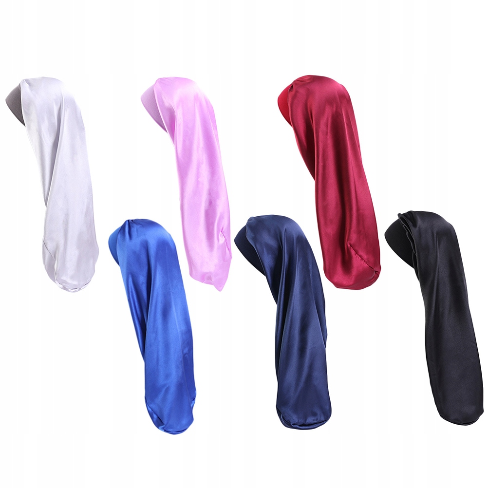 6Pcs Sleeping Cap Satin Sleeping Cap for Home