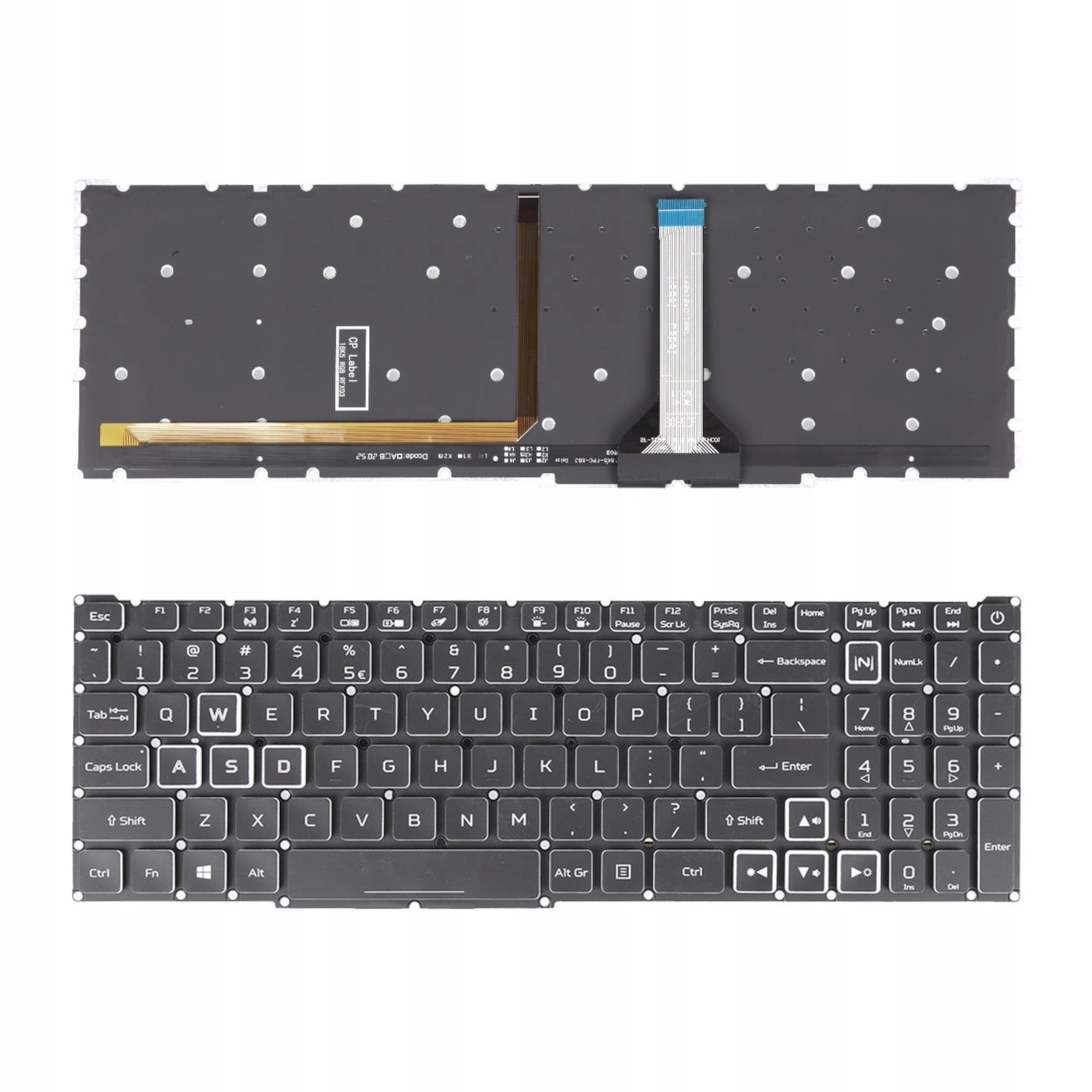 

Klawiatura Do Acer AN515 AN515-45 AN515-56 Led Rgb