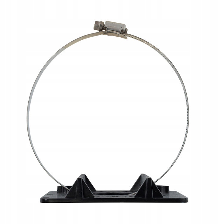 UCHWYT MASZTOWY SŁUPOWY DO MONTAŻU NA SŁUPIE BLACK Model CSP-P001B / CIR-P001B