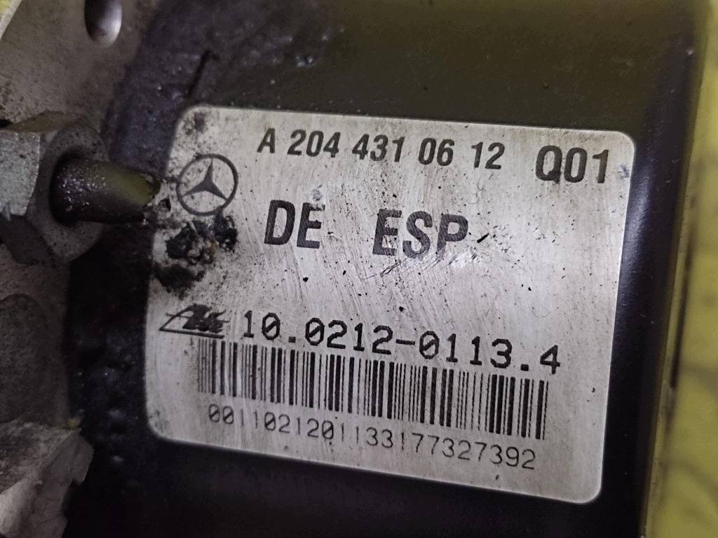 MERCEDES W204 Pompa ABS 2044310612