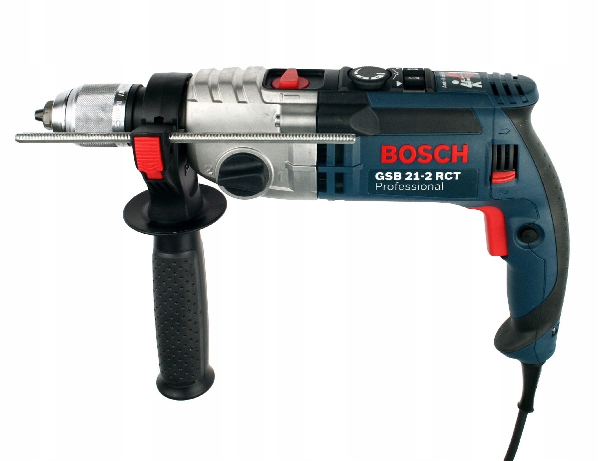 WIERTARKA UDAROWA 1300W GSB 21-2 RCT BOSCH WALIZKA Typ wiertarka