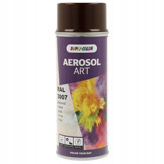 Dupli Color Lakier Akrylowy Spray Ral 3007 Ciemny Wiśniowy Połysk 400ML