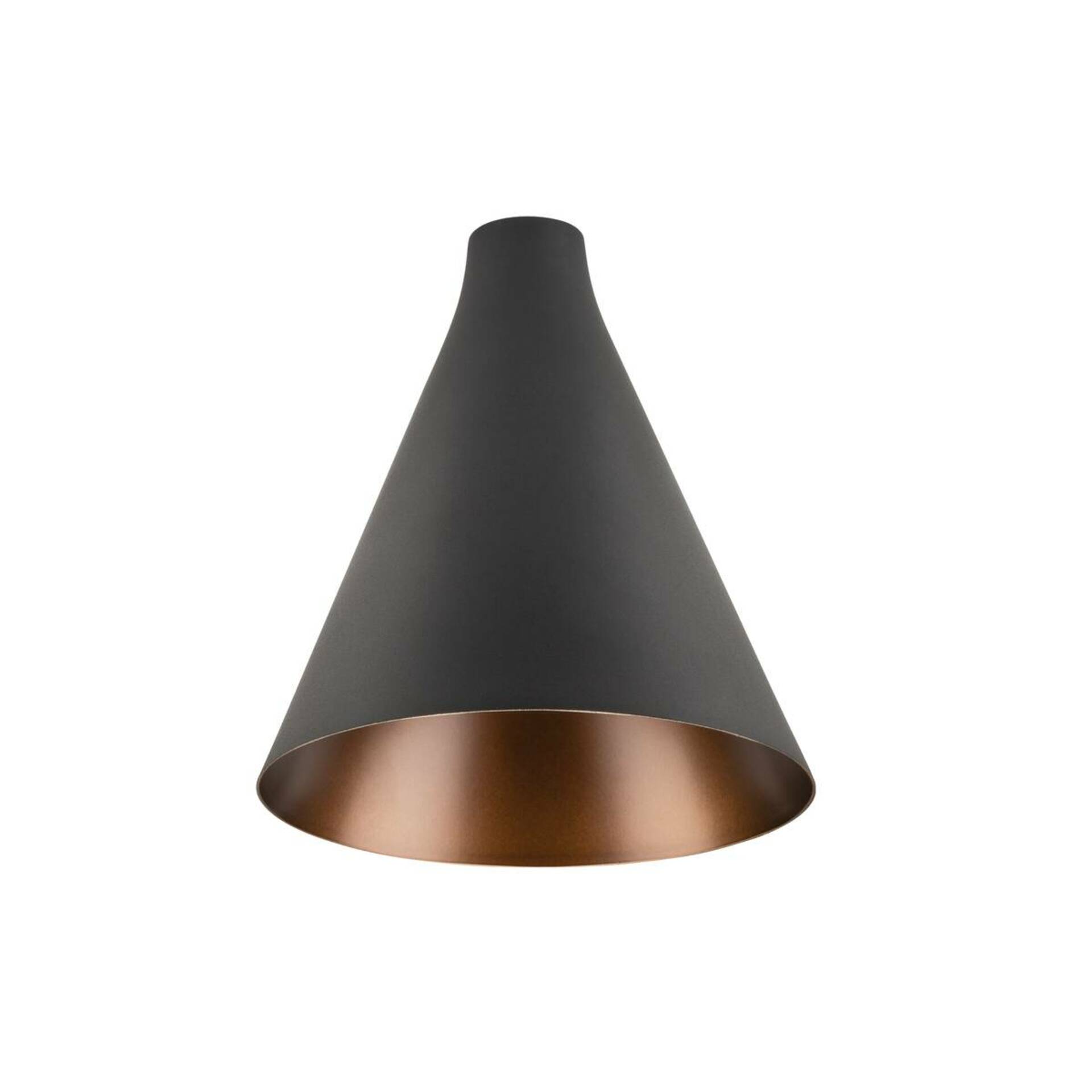 Tienidlo Slv Lalu Cone 15 čierne, oceľ, priemer 152 mm, výška 170 mm