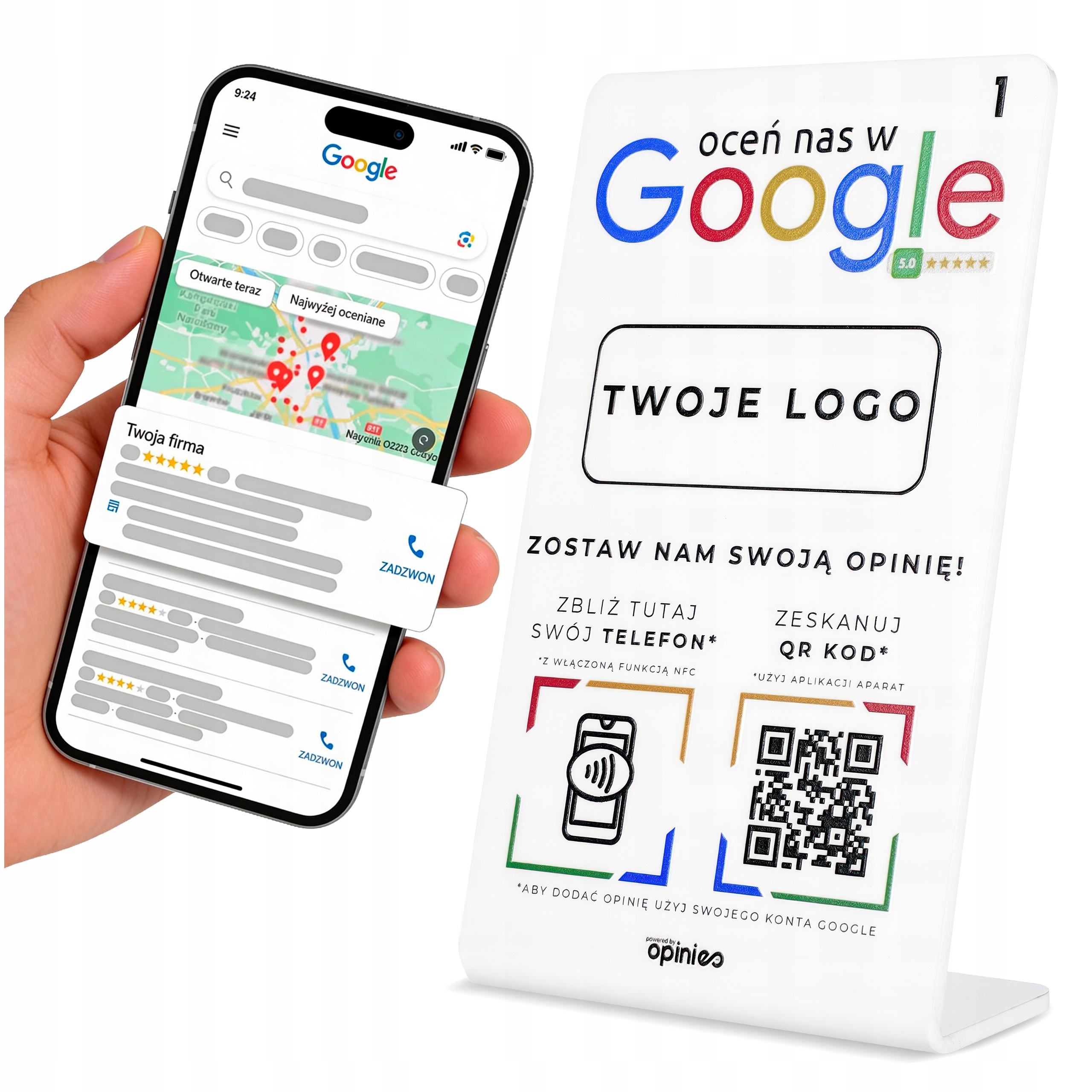 СТЕНД NFC СТЕНД КОД ДЛЯ ОБРАТНОЙ СВЯЗИ GOOGLE QR ТАБЛИЧКА ВЕДУЩИЙ КОМПАНИИ ЛОГОТИП