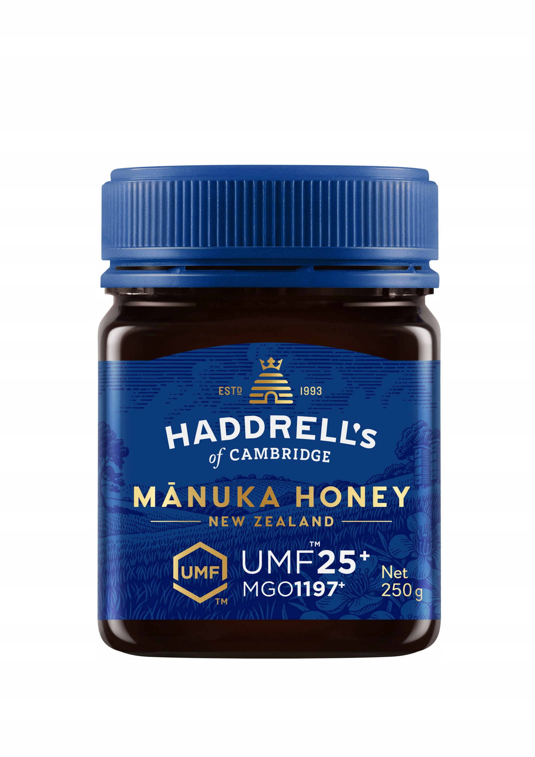 Levně Haddrell’s Umf 25+ Mgo 1197+ 250 g Přírodní Med Manuka z Nového Zélandu