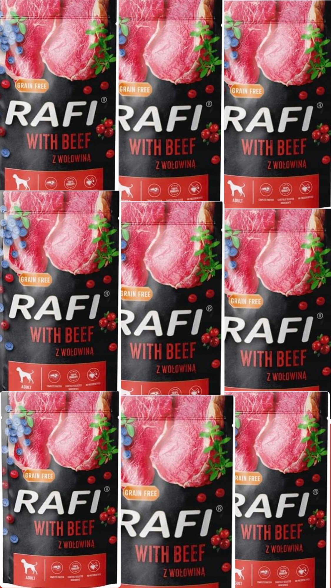 Krmivo Rafi S Hovězím Masem 500 G 50 Kusů!!!