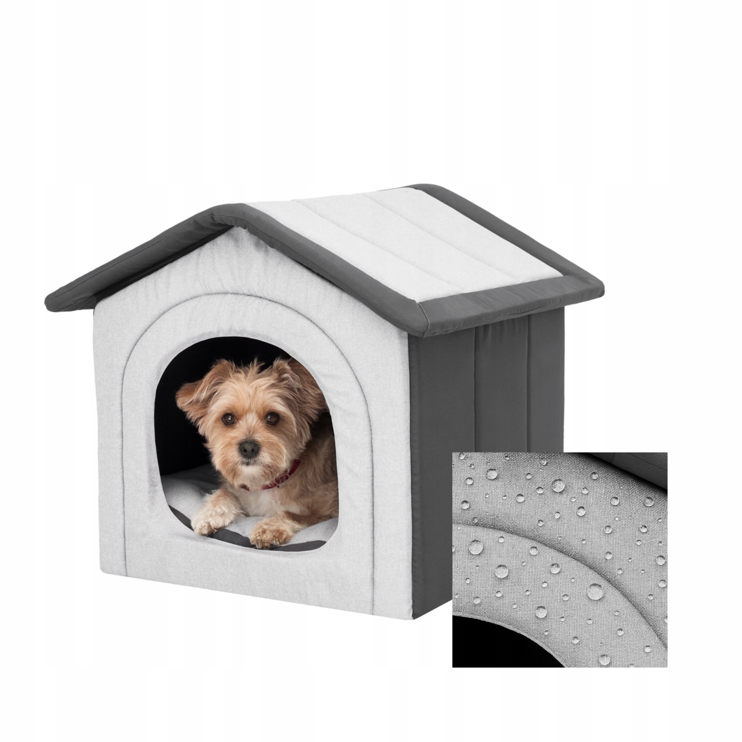 Bouda pro psa – Domeček pro psa z materiálu Teplá bouda Voděodolná 60 x 55 cm