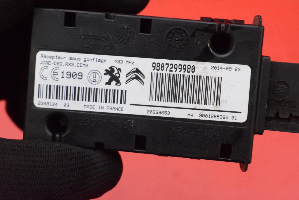 unité de commande électronique uce module pression pneumatiques, pneus TPMS 9807299980 CITROEN C5 II X7 III 08-17