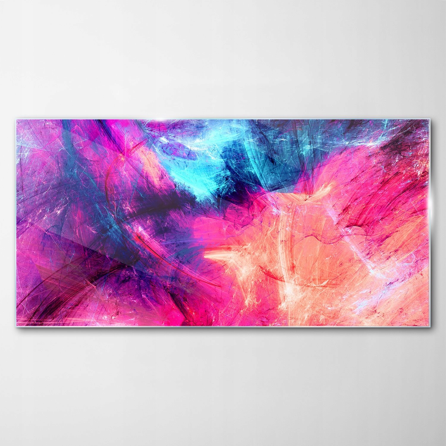 

Hartowany Obraz Szklany Art Wzór Kolorowy 100x50