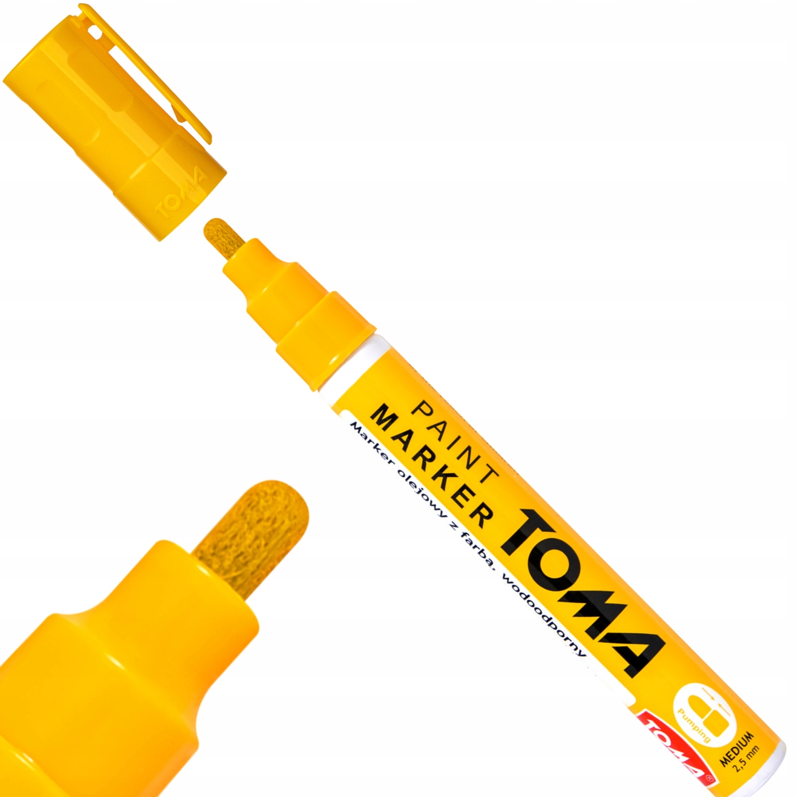 

Marker Olejowy Mazak Olejny Toma TO-440 żółty