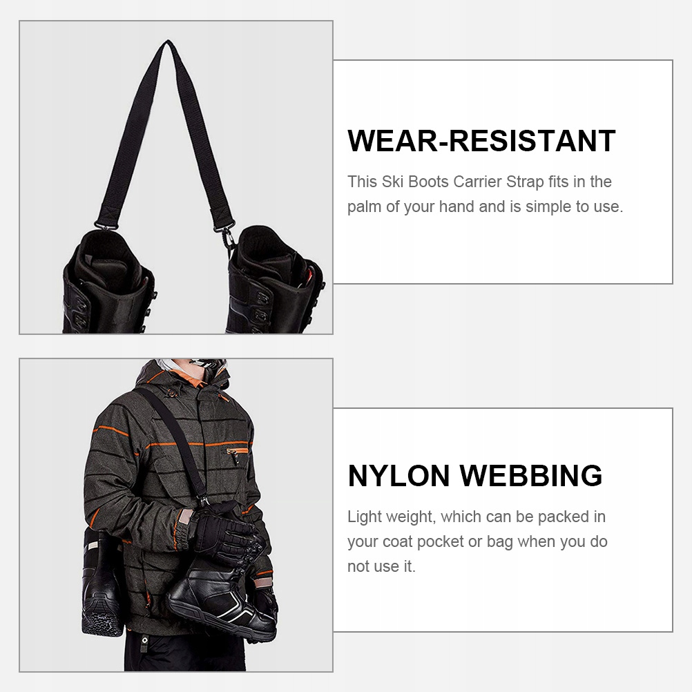 PASEK DO NOSZENIA BUTY PRZENOŚNE ŁYŻWY SMYCZ NARTY Waga 0.11 g