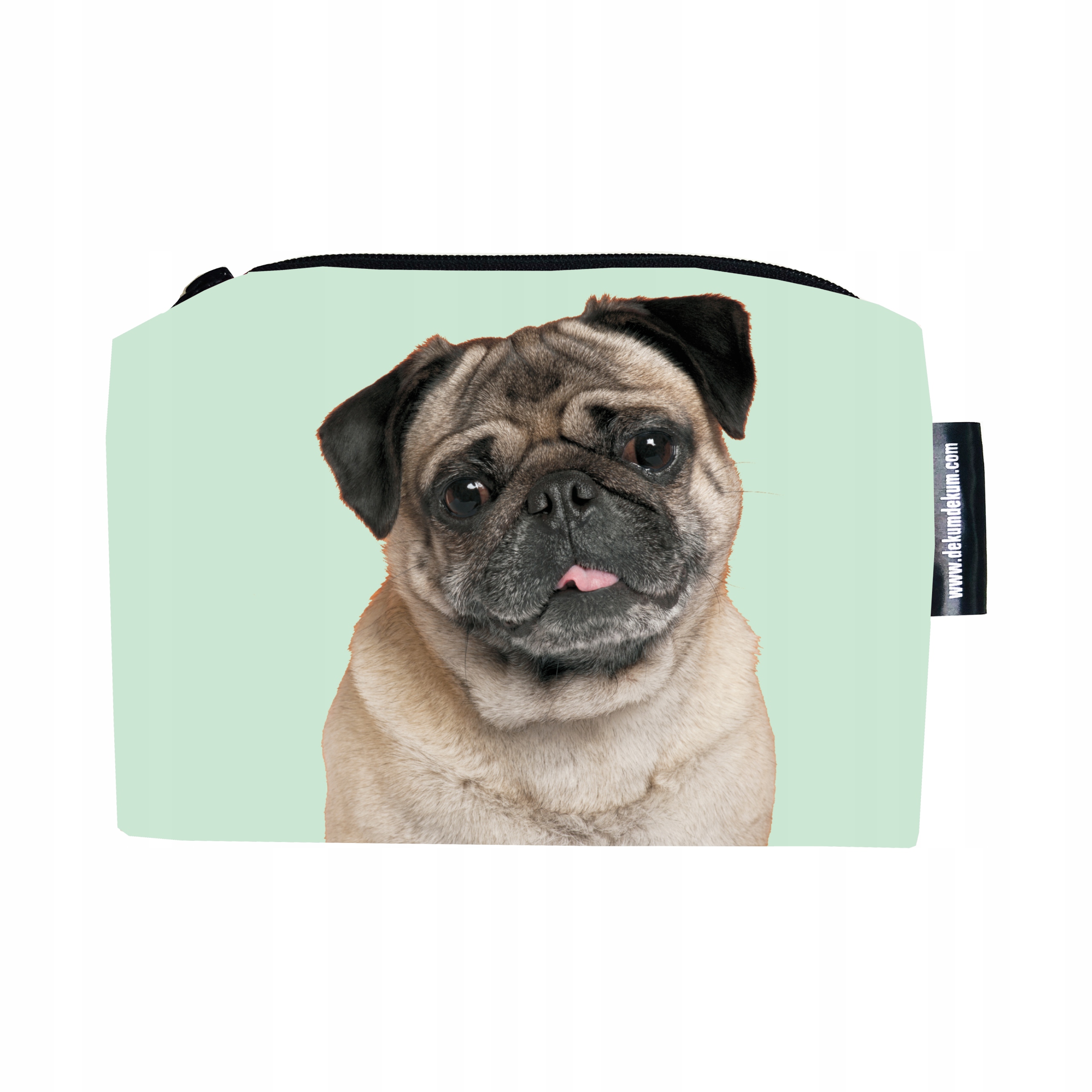 

Kosmetyczka Piórnik z psem Mops