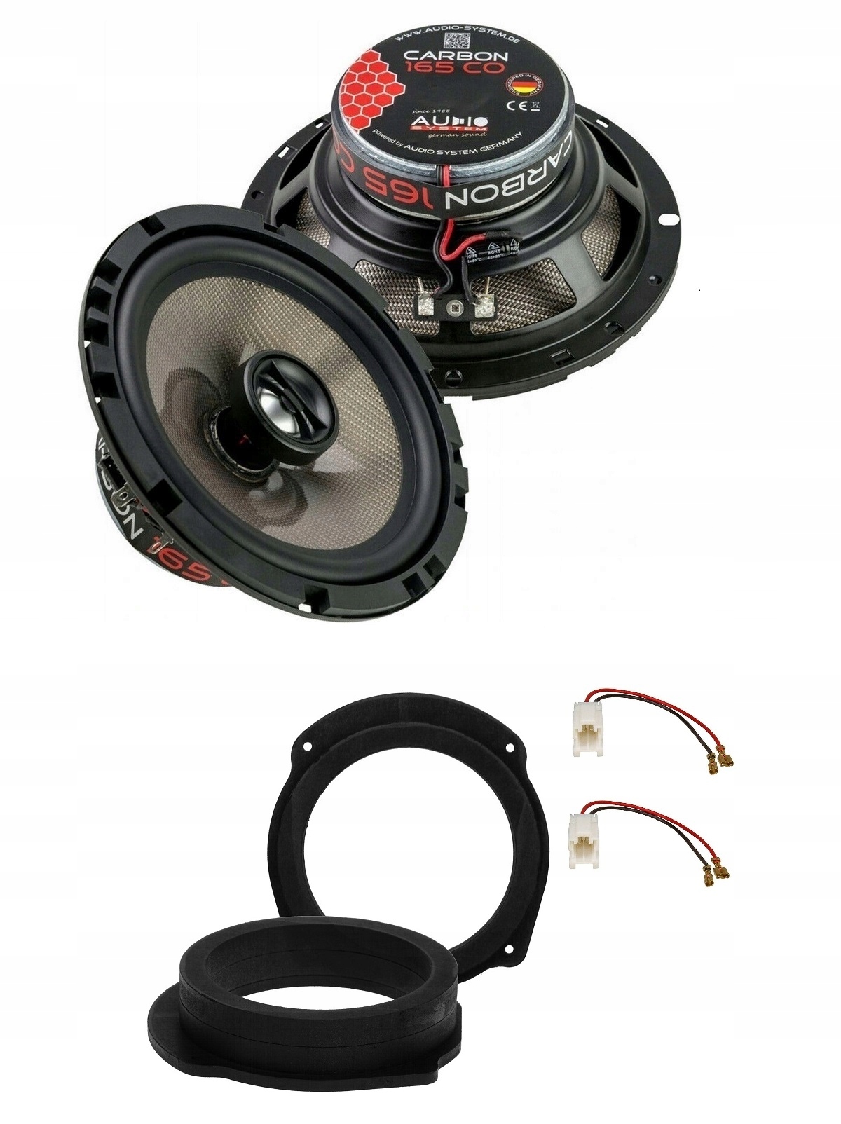 Audio System Carbon 165 Coax Reproduktory Mdf 165 mm Fiat Bravo 2 Croma Stilo