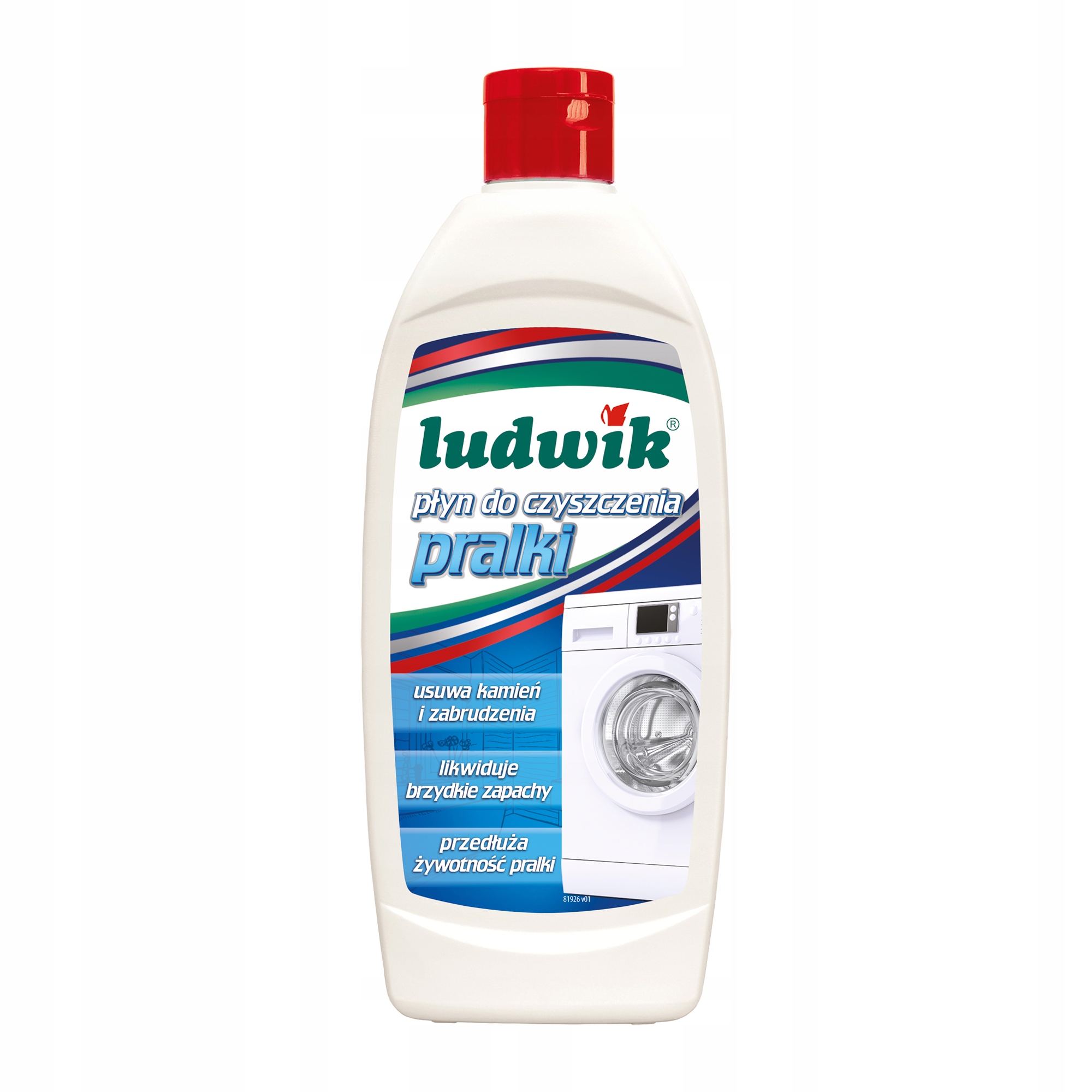 Levně 5X Ludwik Odvápňovač Tekutý čistič pračky 250 ml