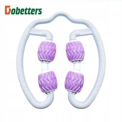 

Masażer rolkowy, ręczny do ciała 4 rolki Fioletowy