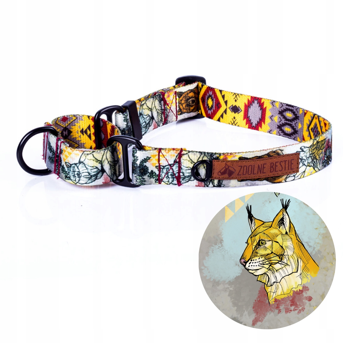 

Obroża martingale kolorowa obroża dla psa S/2cm