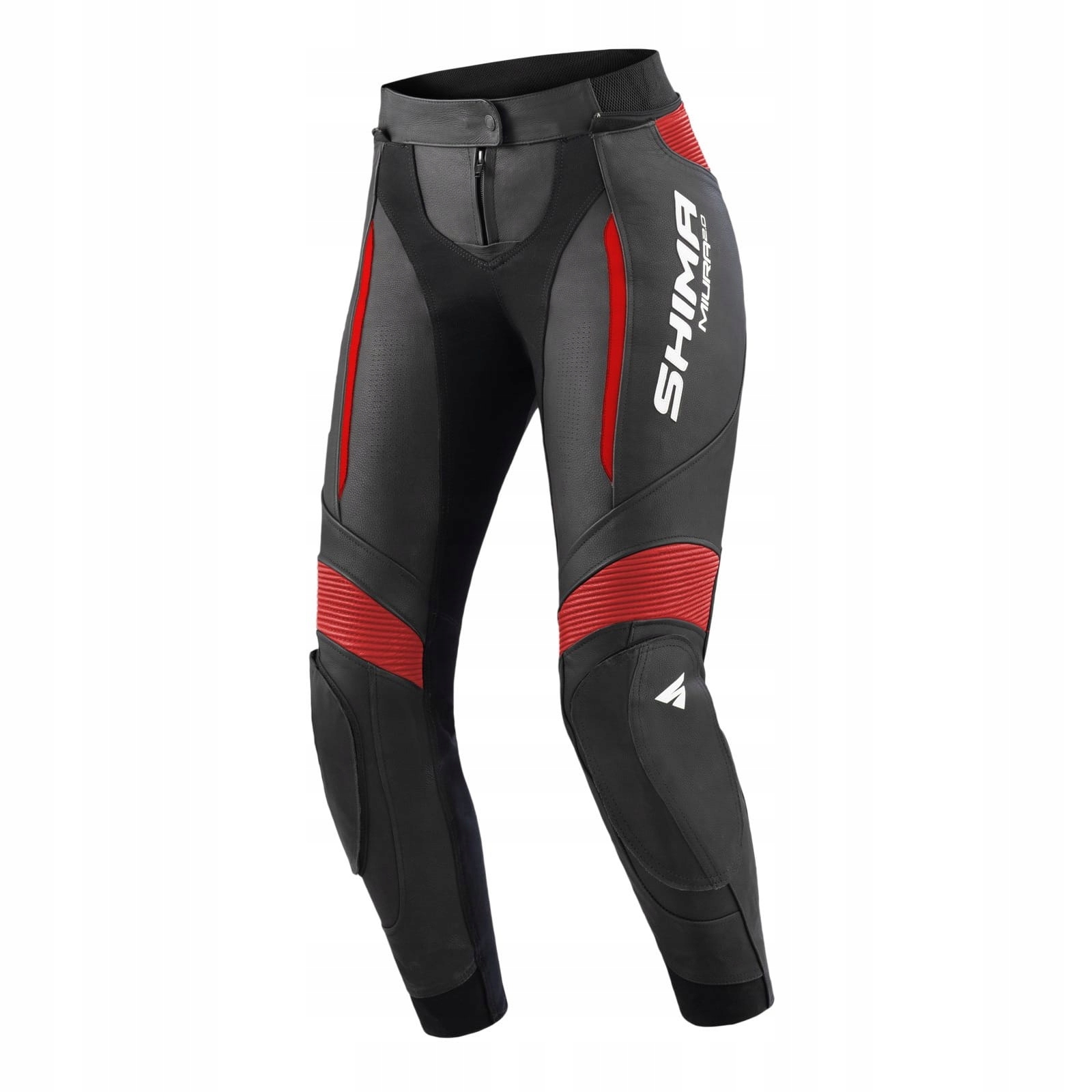 Shima Miura 2.0 Black Red Dámske Kožené Motocyklové Nohavice