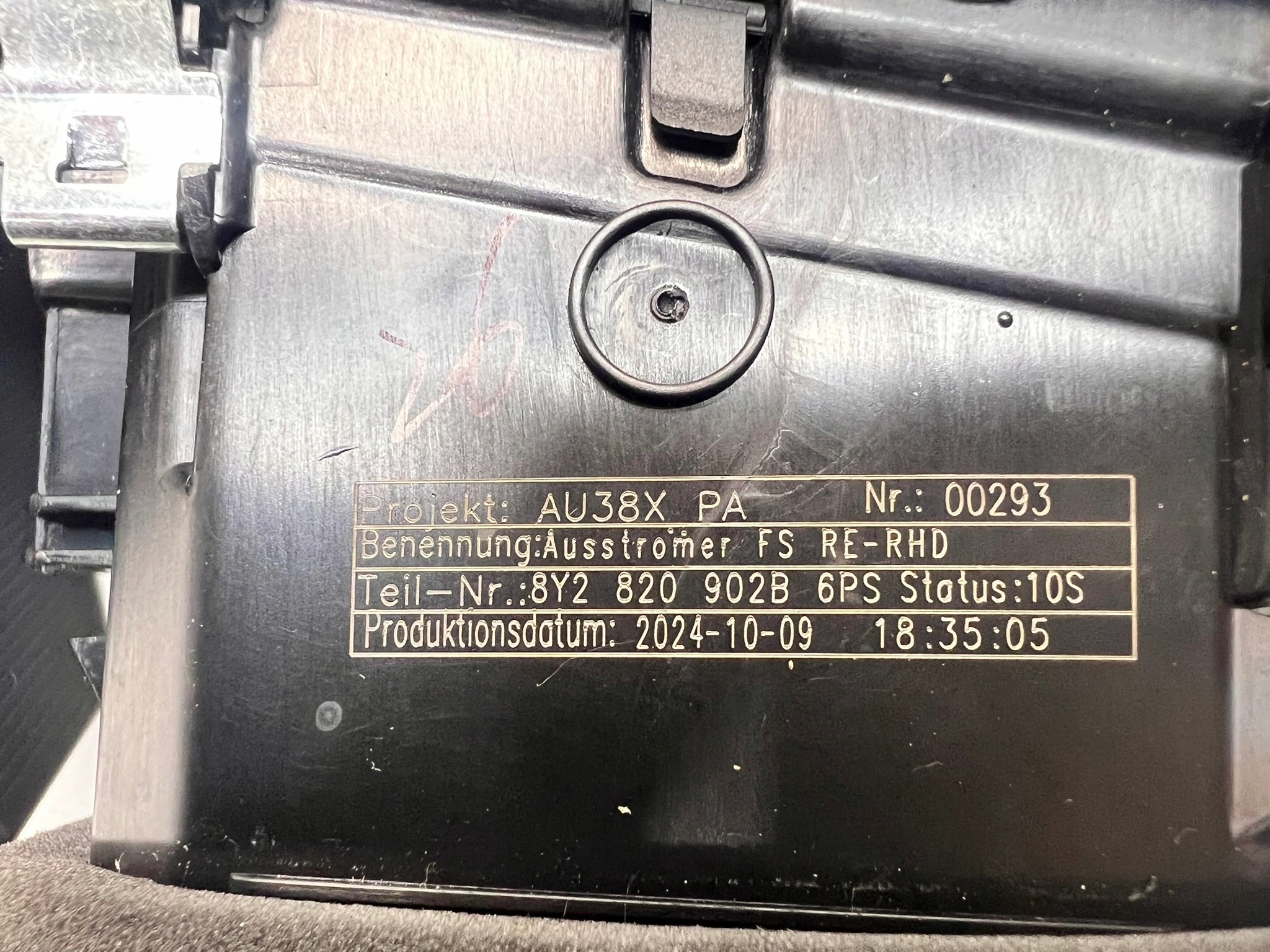 grid air conditioning devices right AUDI A3 8Y 8Y2820902B ANGLIK