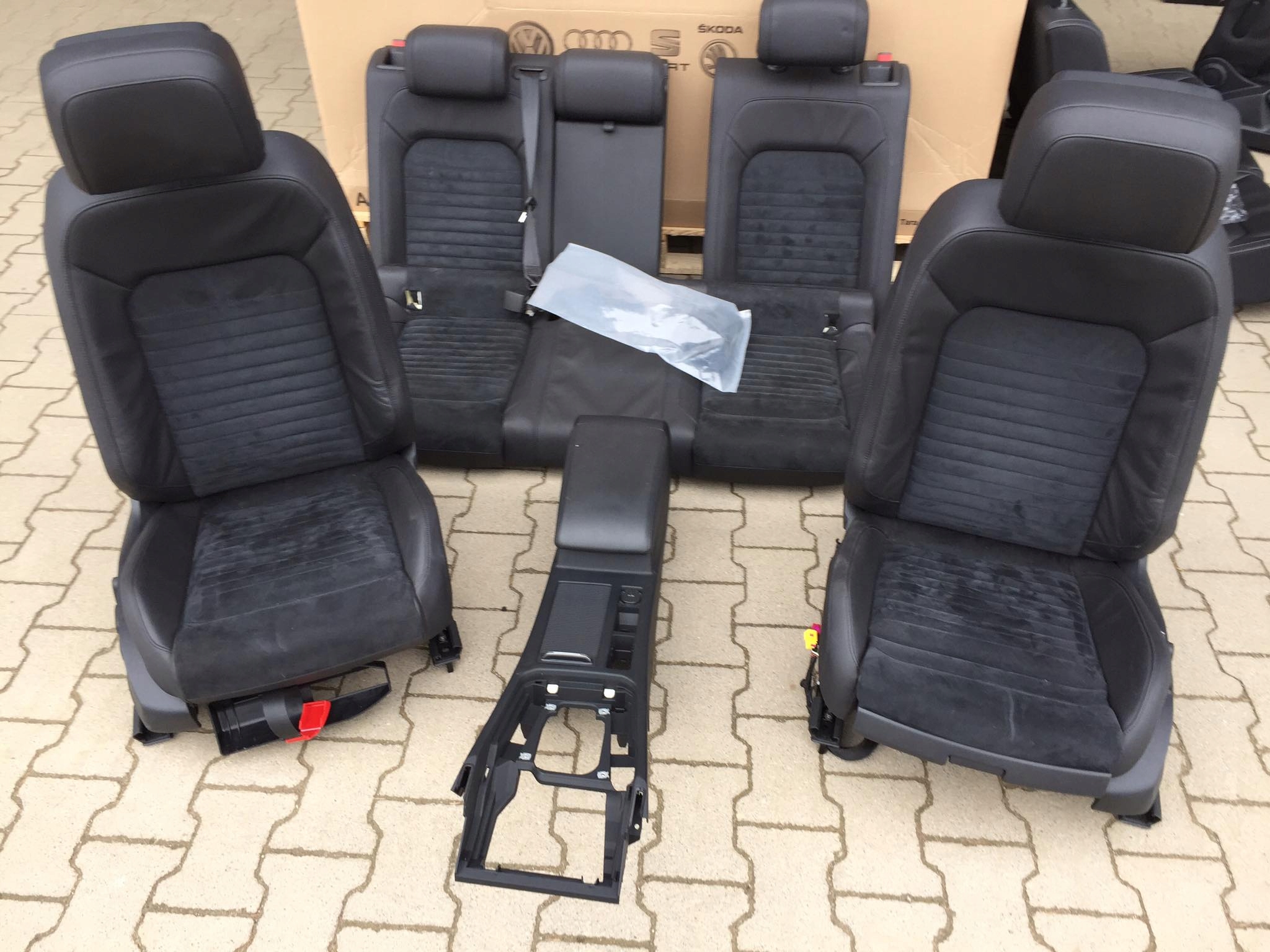 VW PASSAT B8 сиденья универсал кожа массаж память