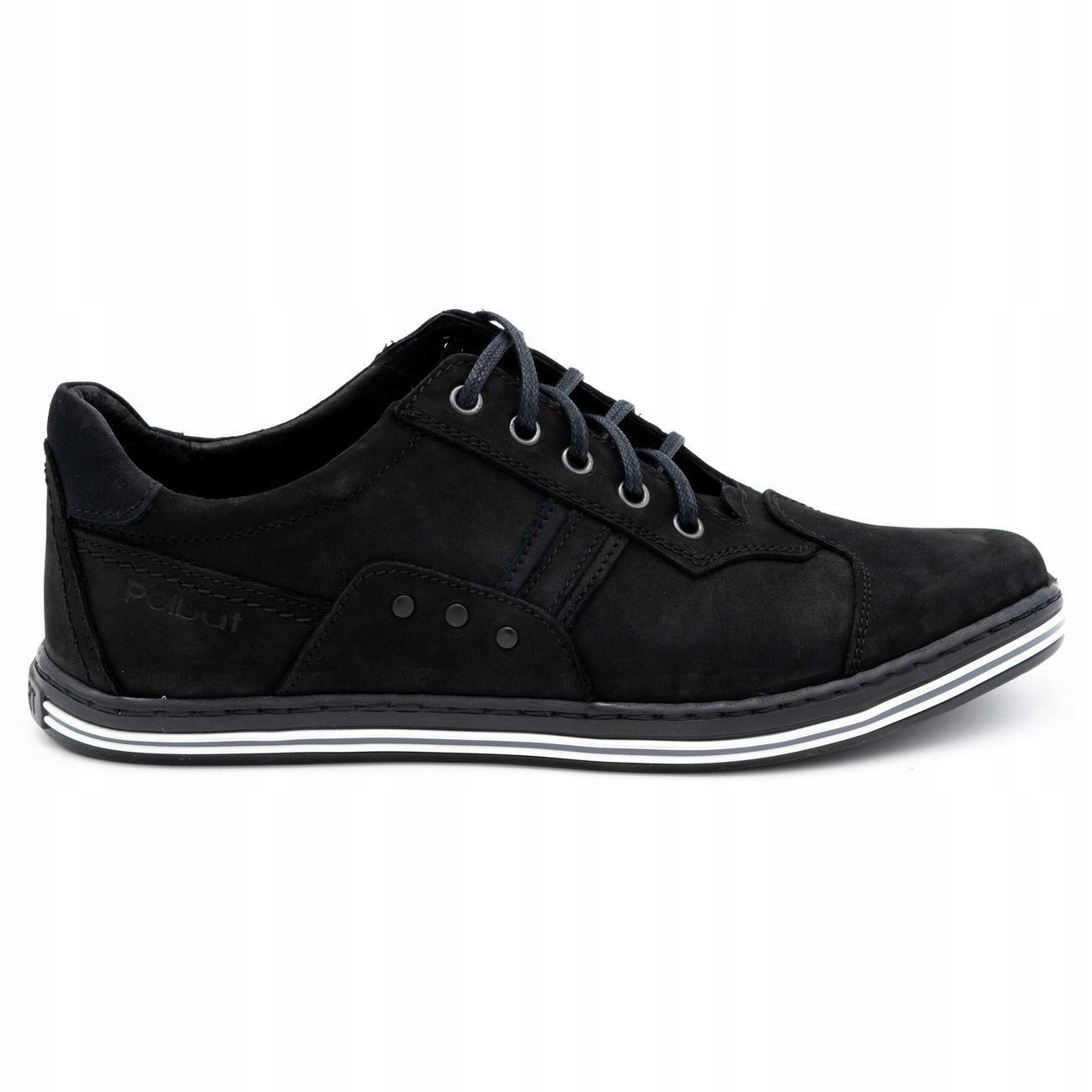 

Buty męskie casual 1801 czarny nubuk 43