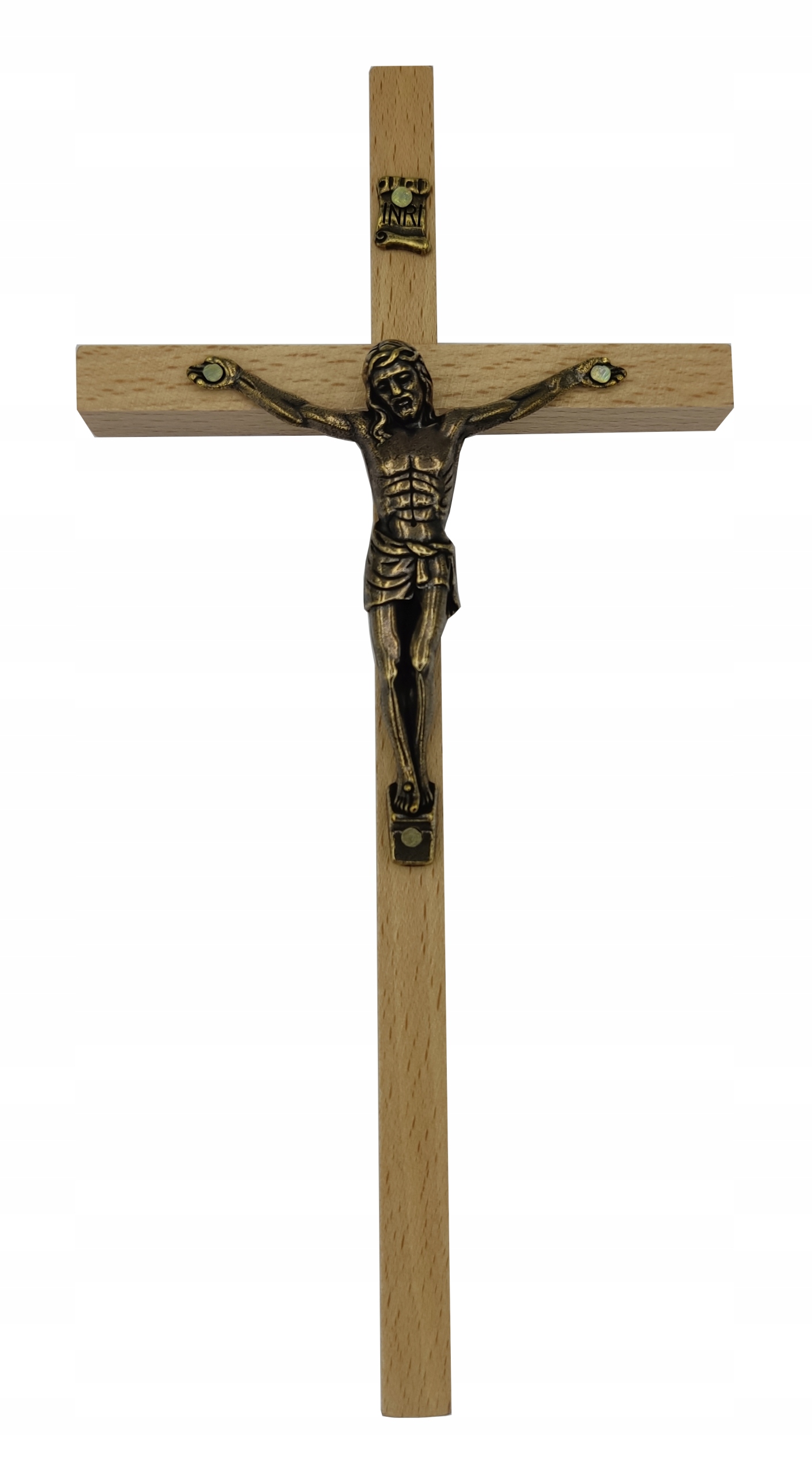 

Drewniany Krzyż Z Jezusem Na Ścianę 18 CM Wiszący
