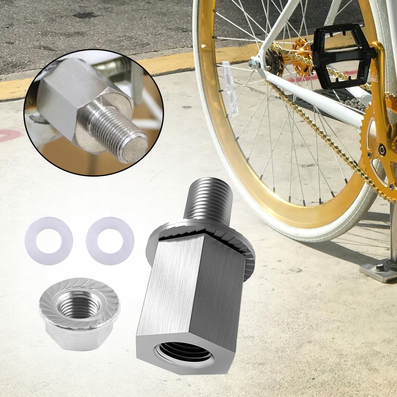 ADAPTER DO SPRZĘGU PRZYCZEPKI ROWEROWEJ ABY ZWIĘKSZYĆ ODLEGŁOŚĆ PRZESTRZEN Kod producenta Adapter +6BA0048