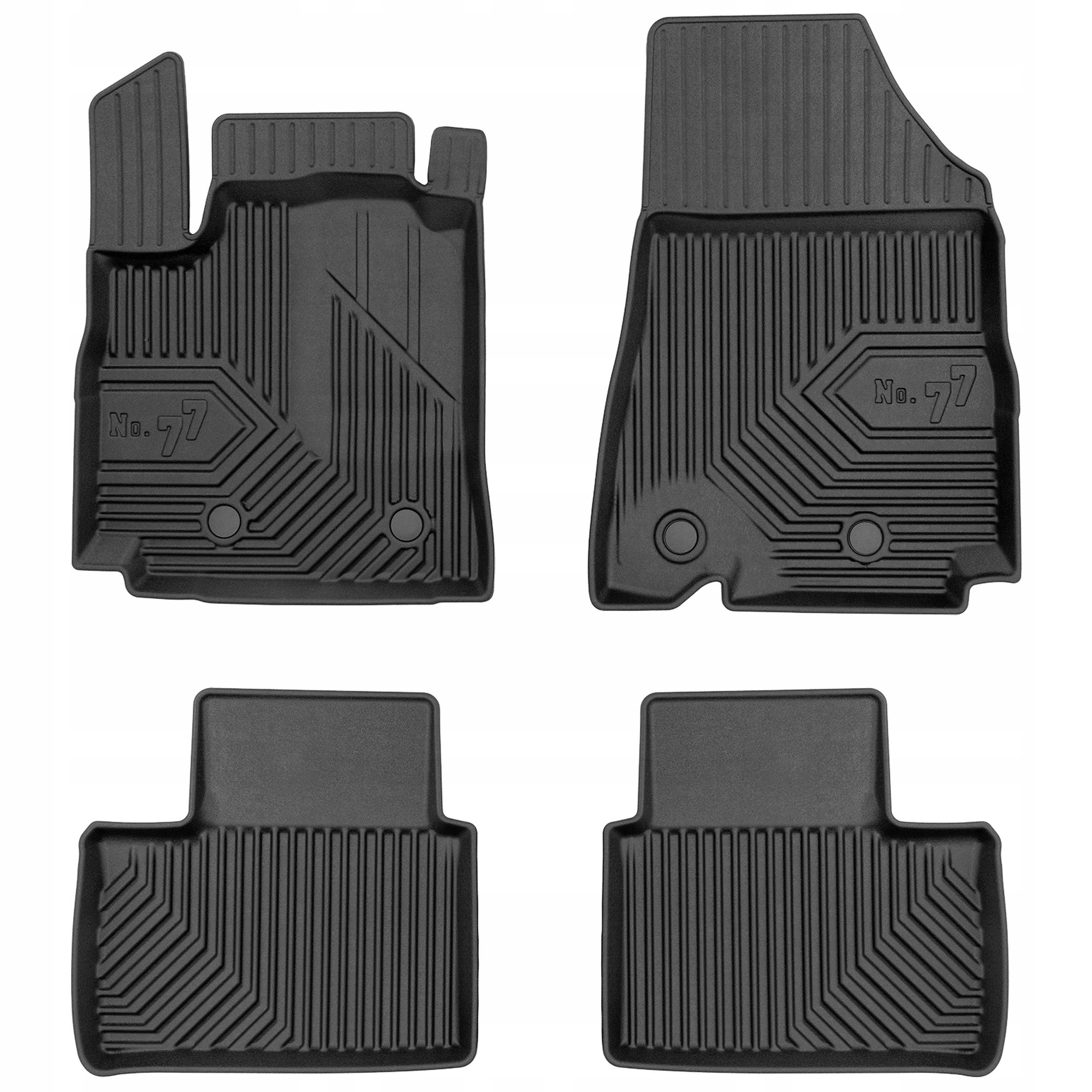 Gumové koberce č.77 pro Renault Arkana od roku 2019