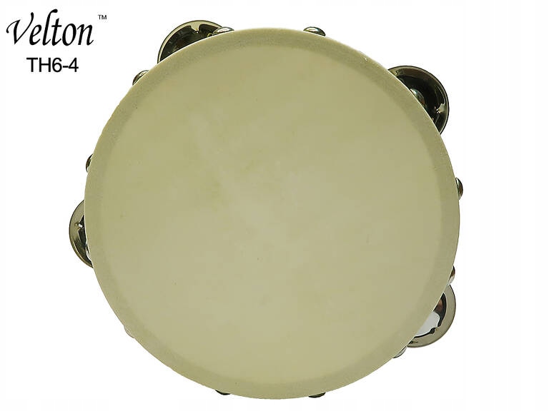 Tamburyno drewniane naturalne 15cm TH6-4 Velton Marka Velton