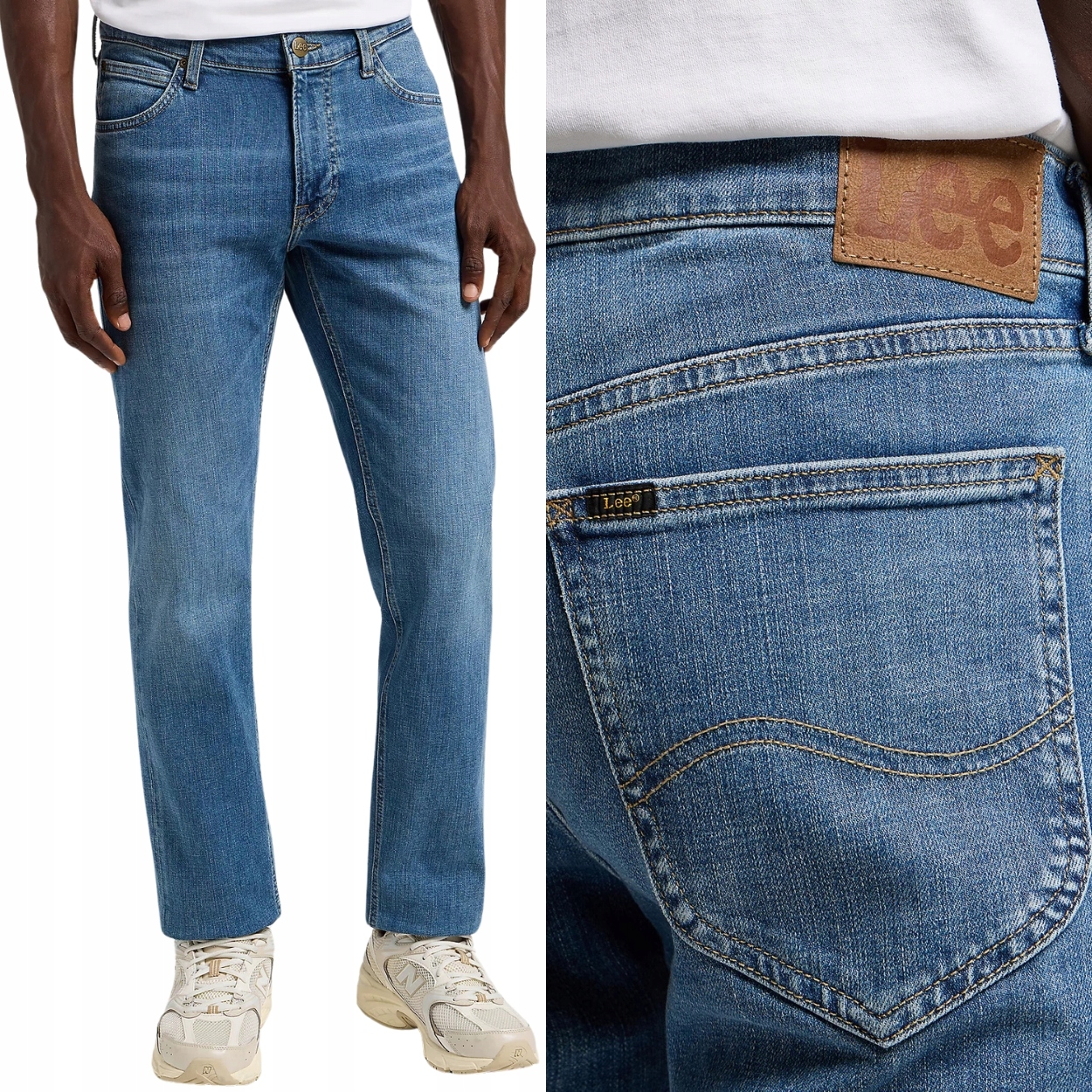 Lee Daren Highland jednoduché pánské džínové kalhoty s nižším pasem W31 L34