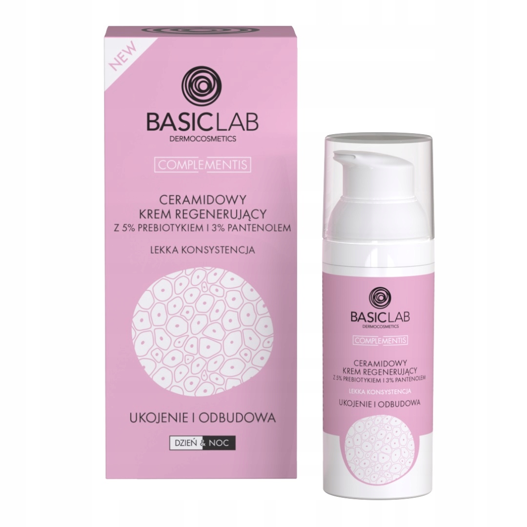 

BasicLab Krem z Ceramidami Regenerujący Lekki 50ml