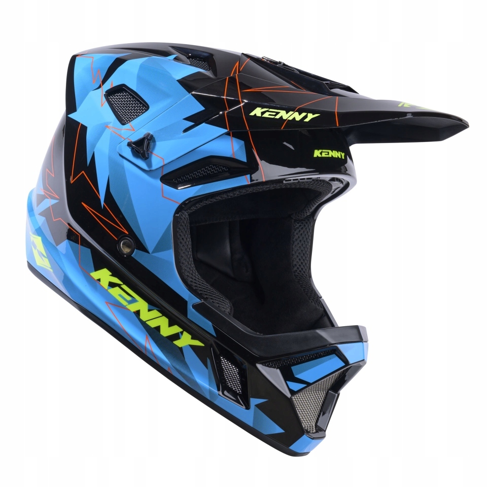Kenny Racing Kask Rowerowy Mtb Decade Graphic Smash Blue Kolor Niebieski Ro