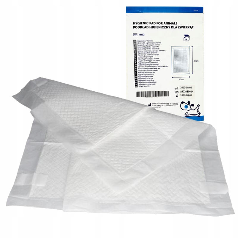 

Maty extra chłonne 60x90cm Dla Zwierząt 1200ml