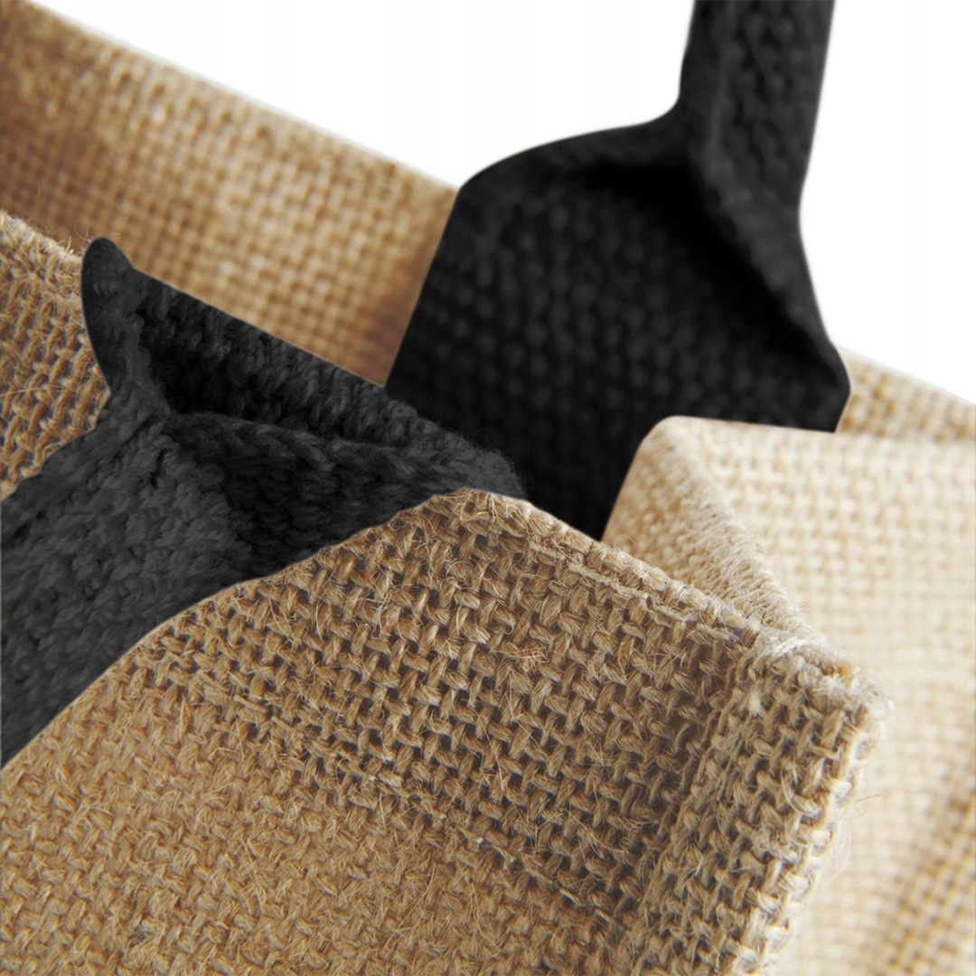 Torba jutowa Mini Gift Natural Black W412 Kod producenta 014098