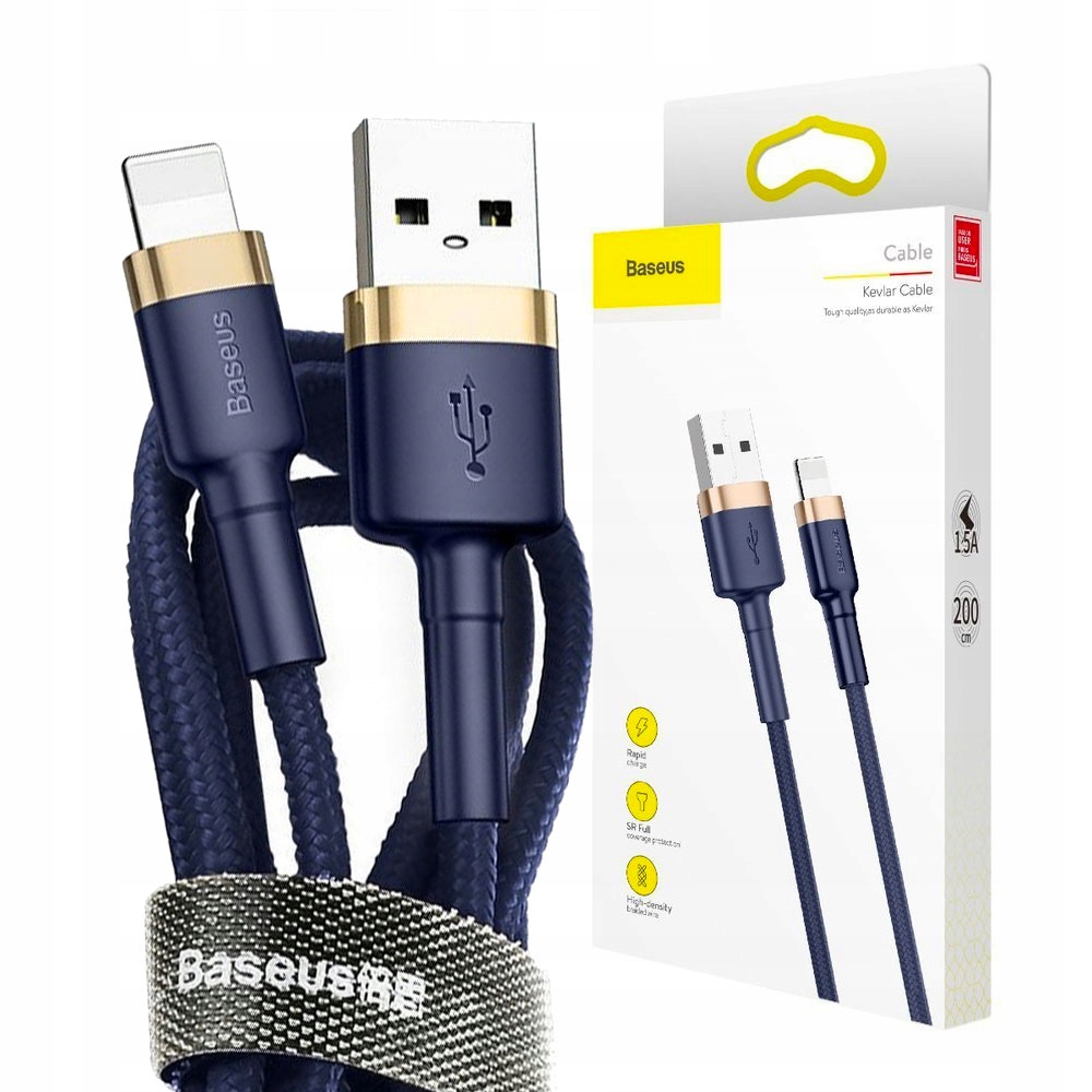 

Baseus Kabel Przewód Usb-a Do Lightning 2m 1.5A
