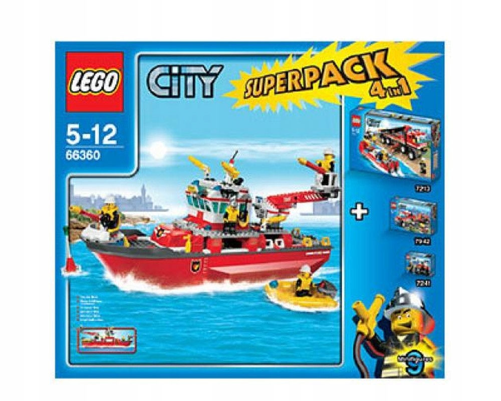 LEGO City 66360 City Super Pack 4 in 1