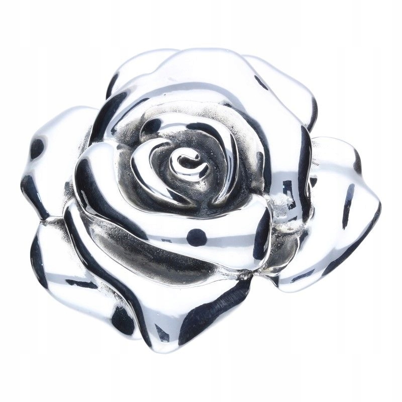 Brož stříbrná 925 velký tvar klasická růže, ideální jako dárek