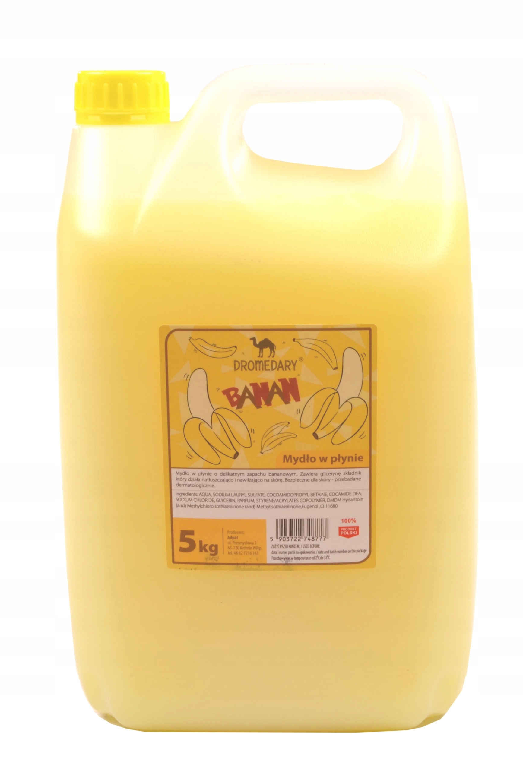 

Mydło W Płynie Gliceryna Banan 5kg doz 300ml