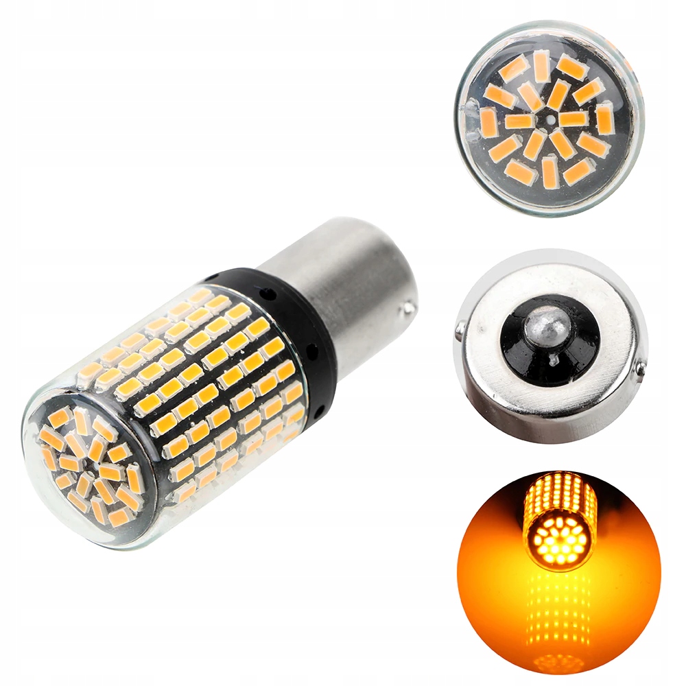 P21W LED 144 4014 BA15S R10W CANBUS POMARAŃCZOWA Producent inny
