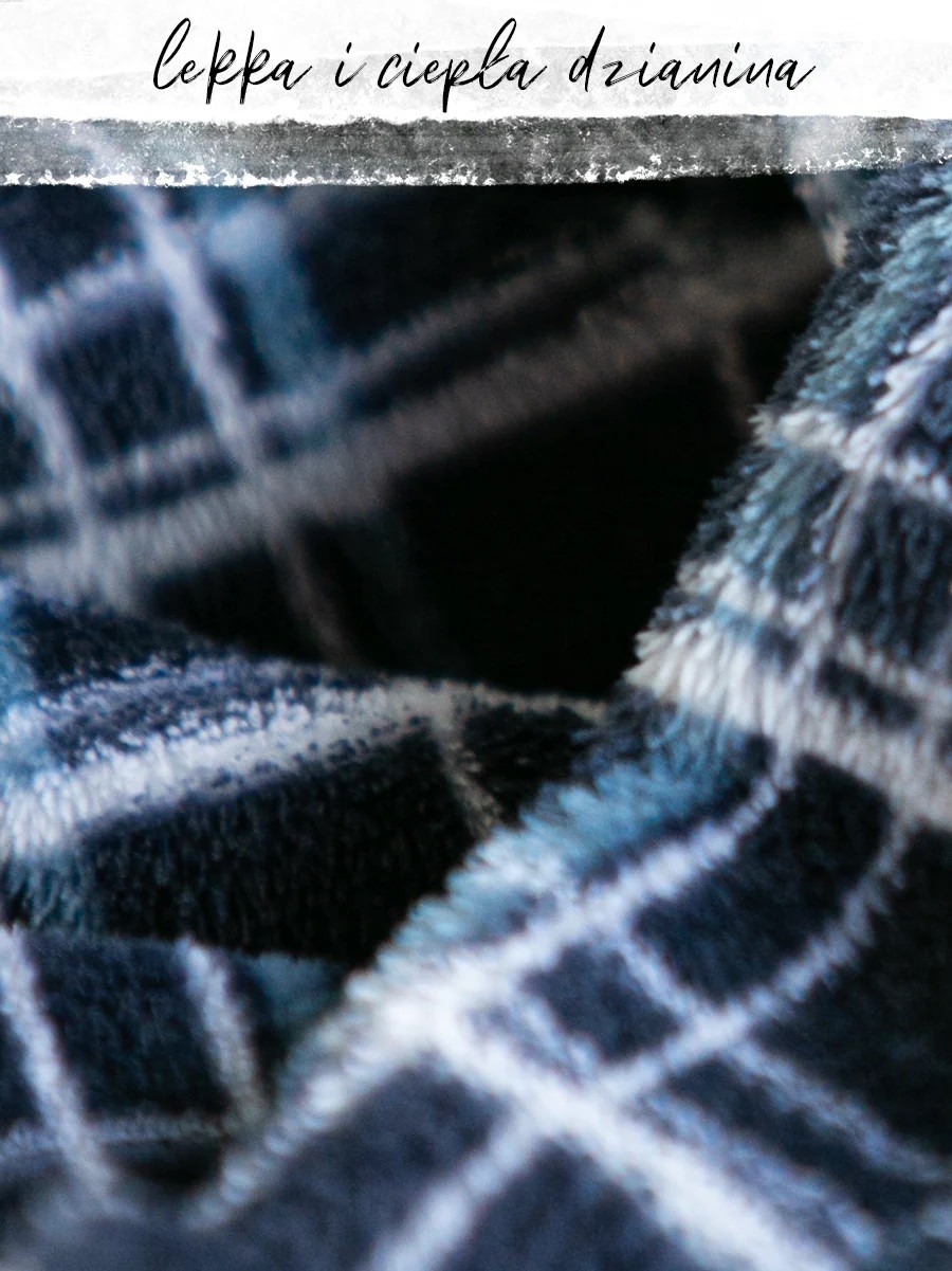 Pánský Župan Mgl 432 Dlouhý M/L, tmavě modrý