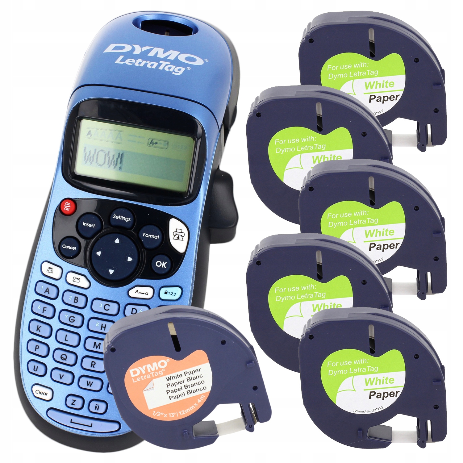 Принтер этикеток Dymo Razor lt - 100H 5X лента DYMO 59421 LetraTag