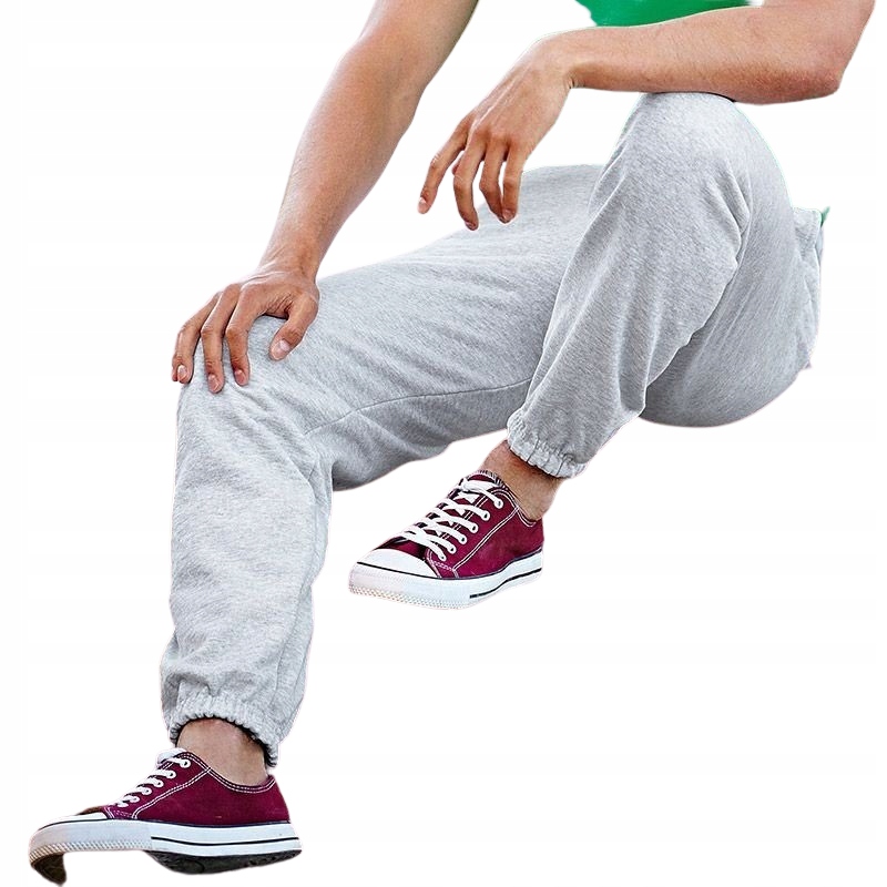 

Fruit Of The Loom Spodnie Dresowe Ściągacz Gra XXL